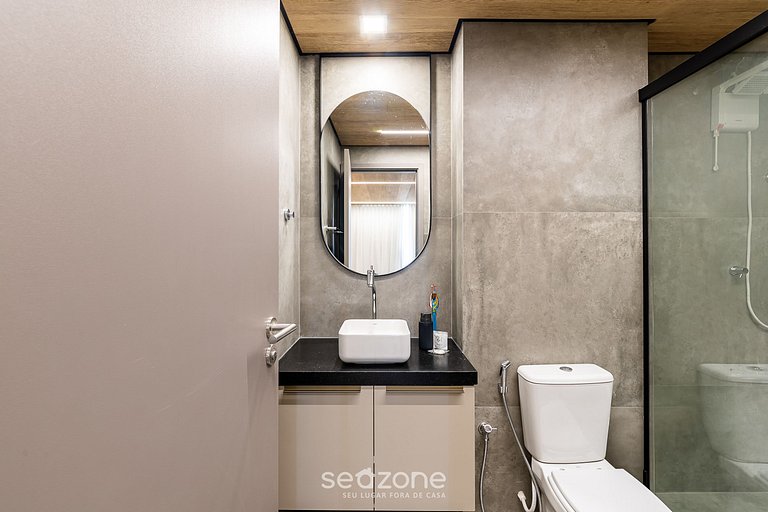 Hospede-se c/ vista panorâmica do mar! NWTA0609