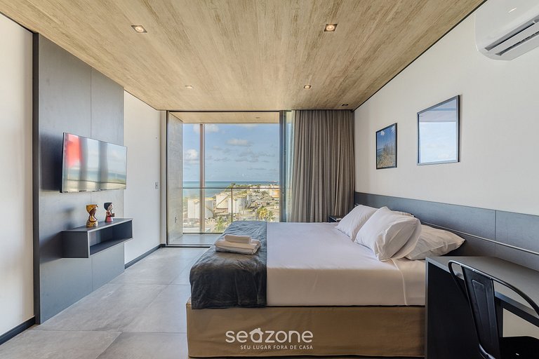 Hermoso Estudio con Vista Lateral al Mar NWT0912