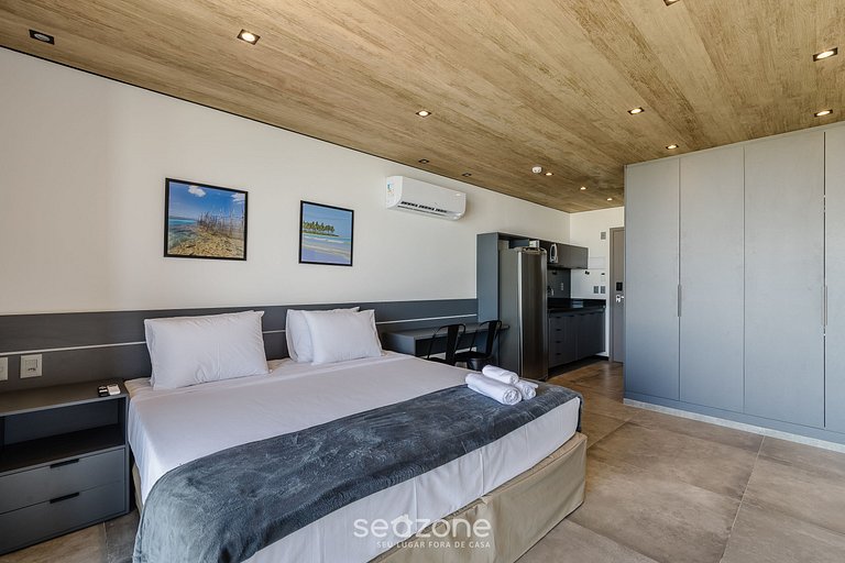 Lindo Estúdio c/ Vista Mar Lateral NWT0912