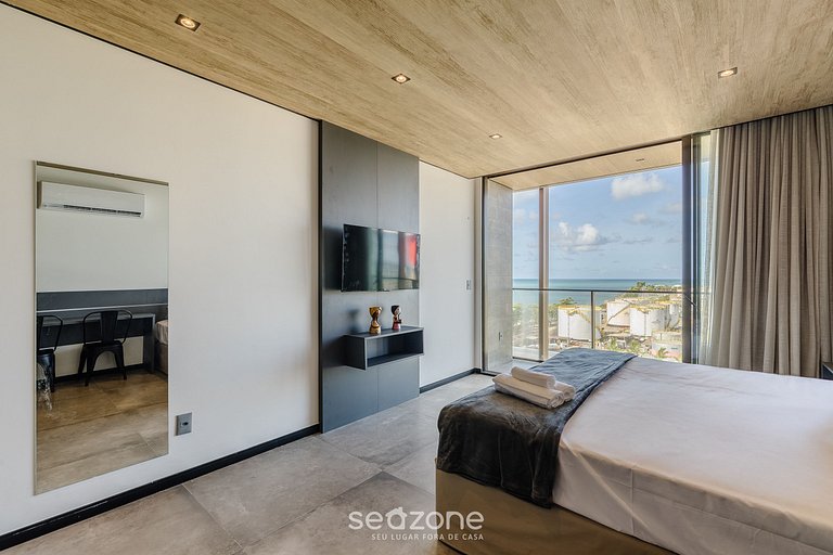 Hermoso Estudio con Vista Lateral al Mar NWT0912