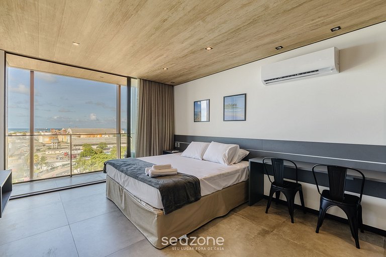 Lindo Estúdio c/ Vista Mar Lateral NWT0912
