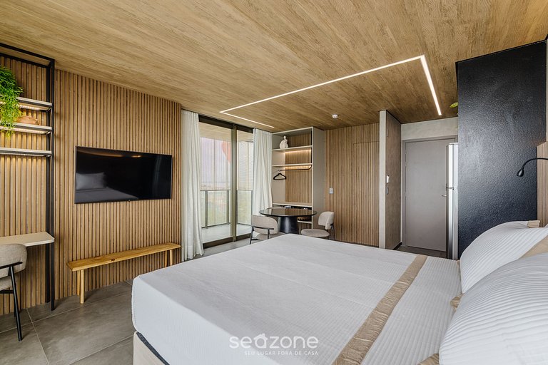 Studio beira-mar: luxo e comodidade! NWTB0609