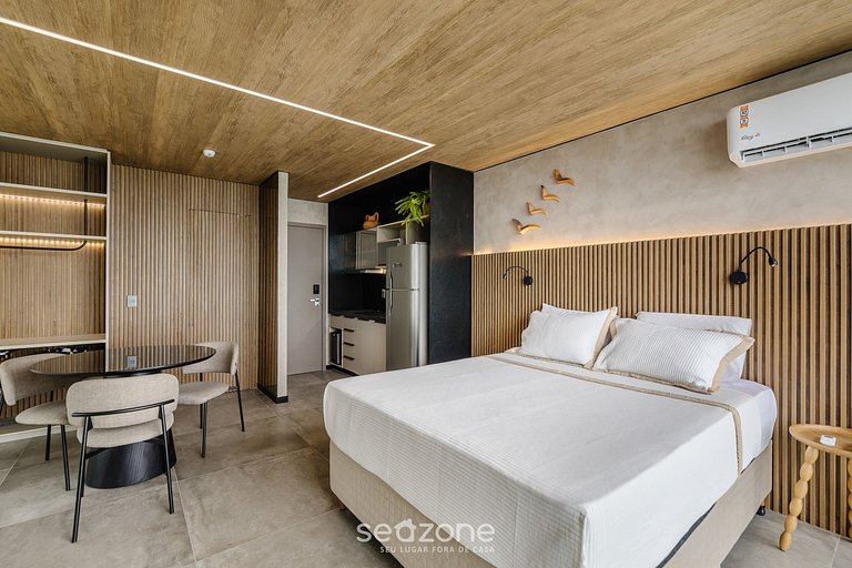 Studio beira-mar: luxo e comodidade! NWTB0609