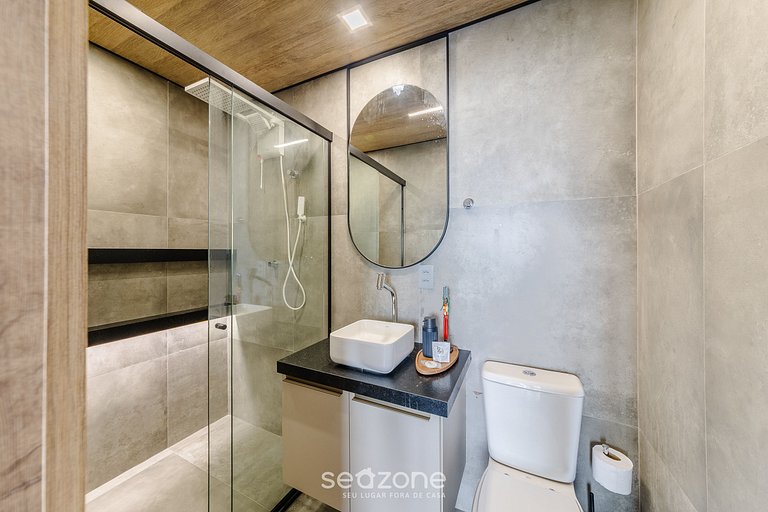 Studio beira-mar: luxo e comodidade! NWTB0609