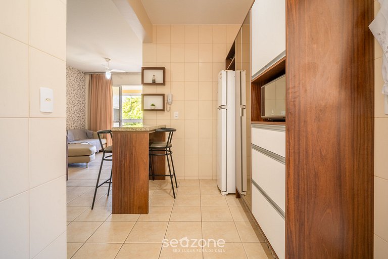 Apto c/ Churasq. a 50m da Praia RVG0207