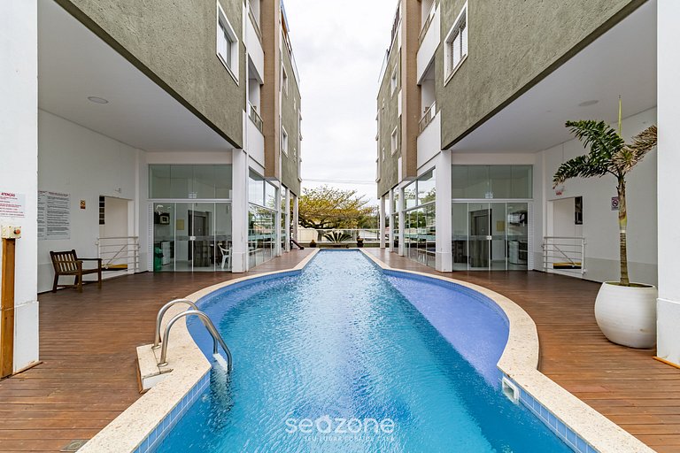 Charmoso Apto a 270m da Praia do Campeche - CBU203