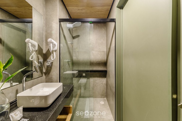 Estúdio na Orla e Vista Mar Lateral NWT1005