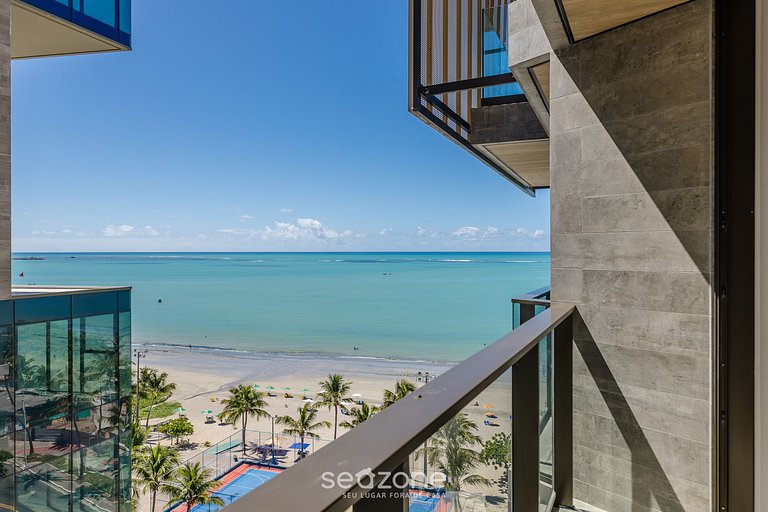 Vista mar lateral no coração da Pajuçara - NWT1008