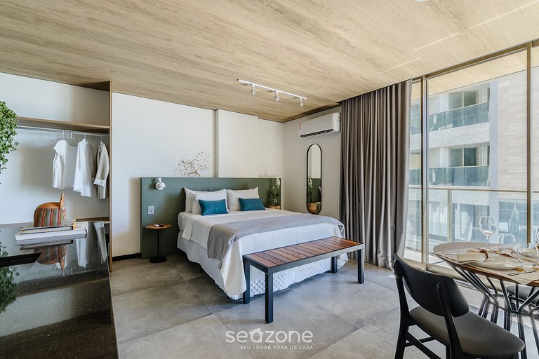 Vista mar lateral no coração da Pajuçara - NWT1008