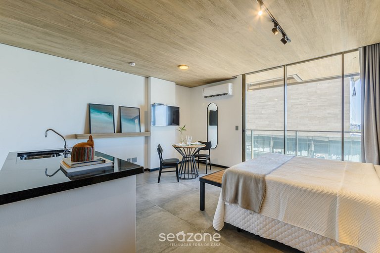 Estudio en Cond. con piscina en la orilla NWT1009