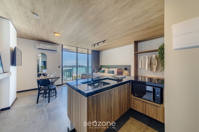 Estudio en Cond. con piscina en la orilla NWT1009