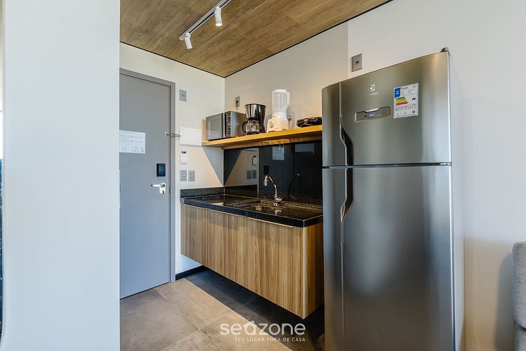 ¡Estudio con balcón y vista al mar! NWT1023