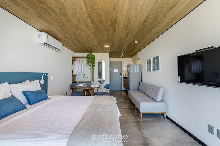 ¡Estudio con balcón y vista al mar! NWT1023