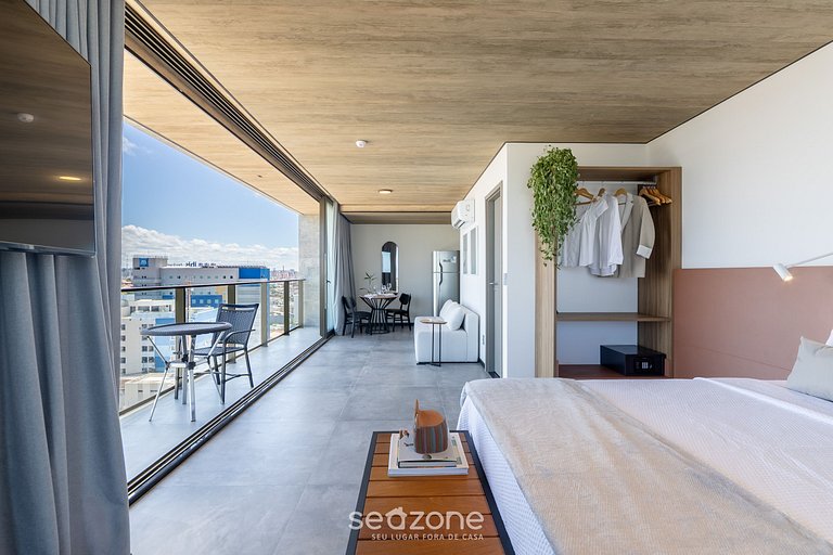 Studio com varanda e vista mar – NWT1024