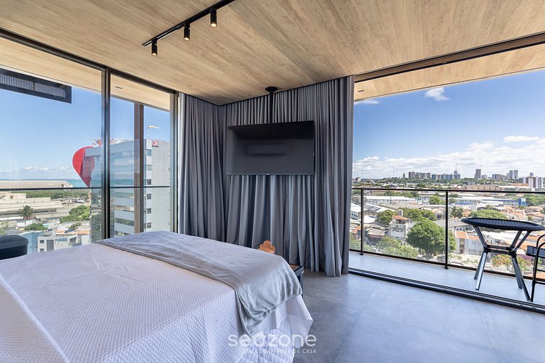 Studio com varanda e vista mar – NWT1024