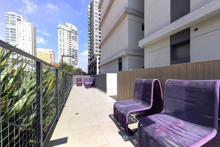 Estudio c/ balcón a 100m de la PUC-Pompeia PUQ0208