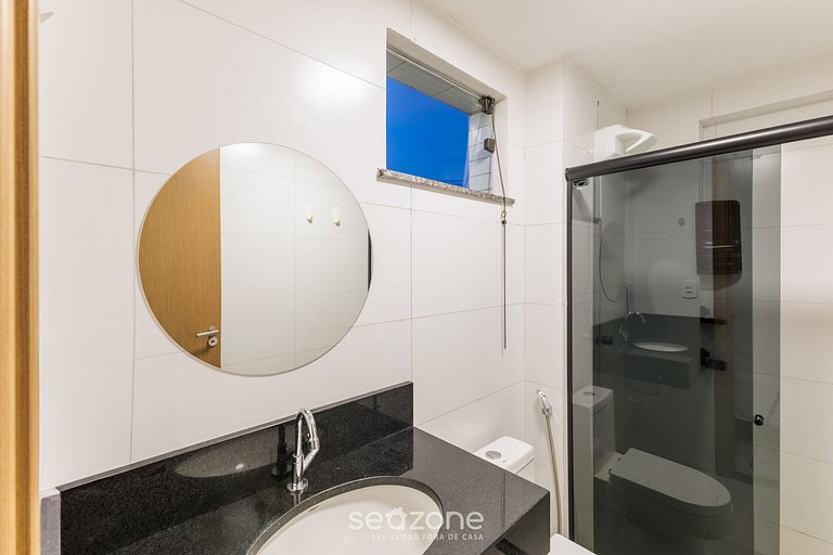 Apto com varanda e vista mar em Ilhéus - MMD0503