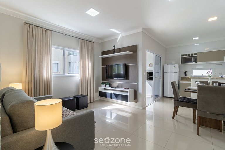 Apto c/ churrasq. 2Q 500m da Praia PTS0101