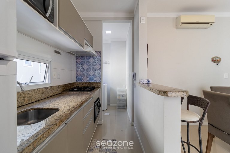 Apto 2 hab. y parrilla 500m del mar PTS0101