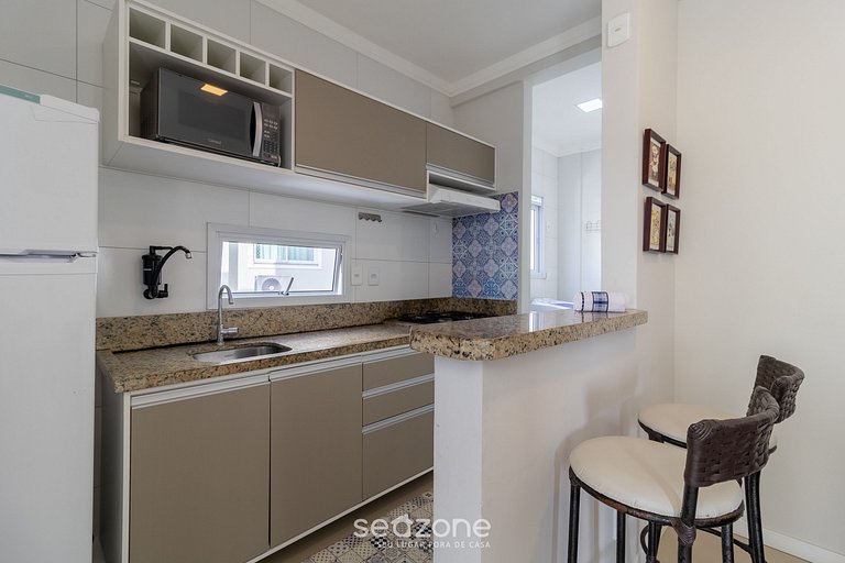 Apto 2 hab. y parrilla 500m del mar PTS0101