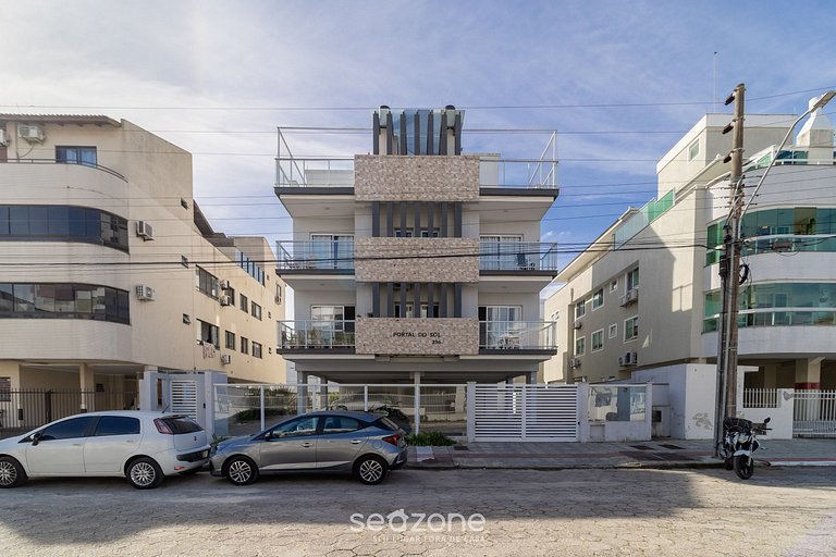 Apto c/ churrasq. 2Q 500m da Praia PTS0101