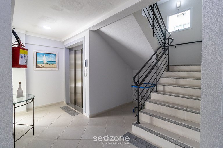 Apto c/ churrasq. 2Q 500m da Praia PTS0101