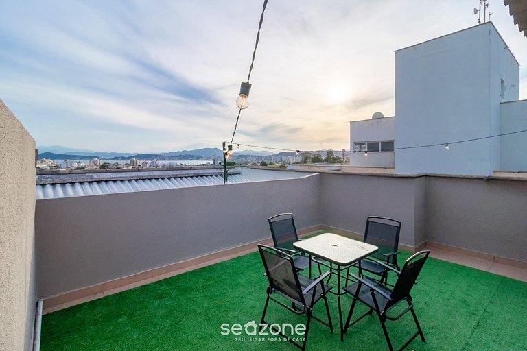 Estudio con balcón y barbacoa - DAC0402