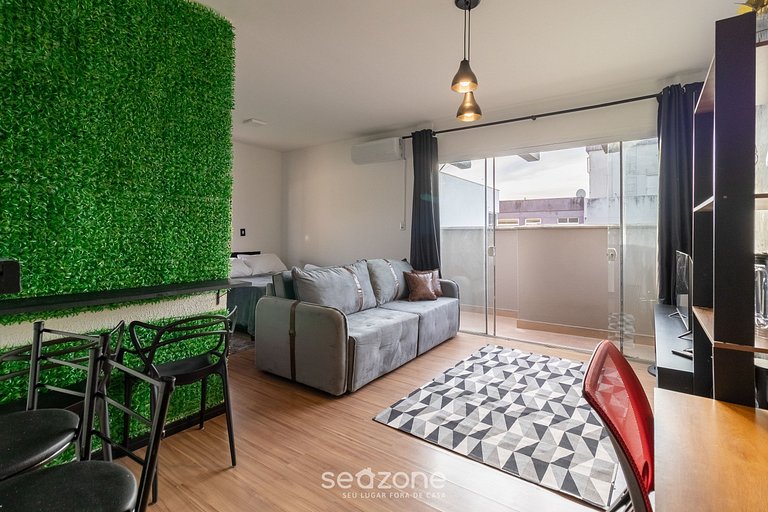 Estudio con balcón y barbacoa - DAC0402