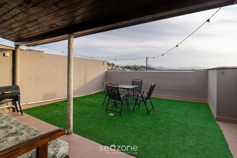 Estudio con balcón y barbacoa - DAC0402