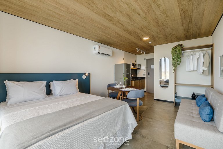 Estudio c/ vista al mar en cond. c/piscina NWT0812