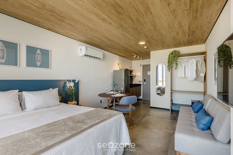 Studio exclusivo com vista mar lateral NWT0814