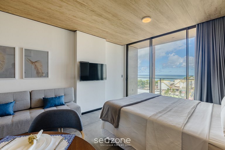 Estúdio vista mar em Prédio c/ Piscina NWT0816