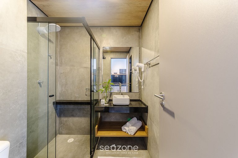 Estudio vista al mar edificio con piscina NWT0816