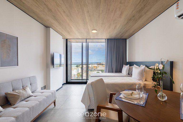Encantador c/ Balcón y Vista al Mar NWT1020