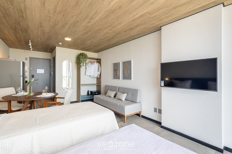 Studio Charmoso com Varanda e Vista Mar – NWT1020