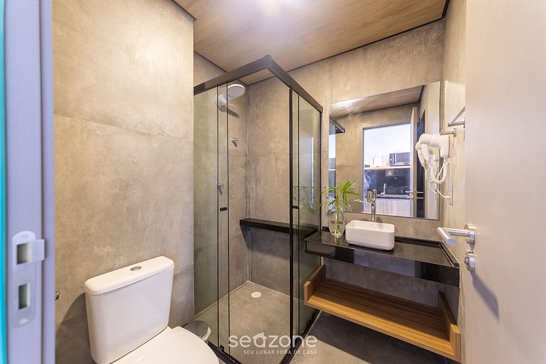 Studio Charmoso com Varanda e Vista Mar – NWT1020