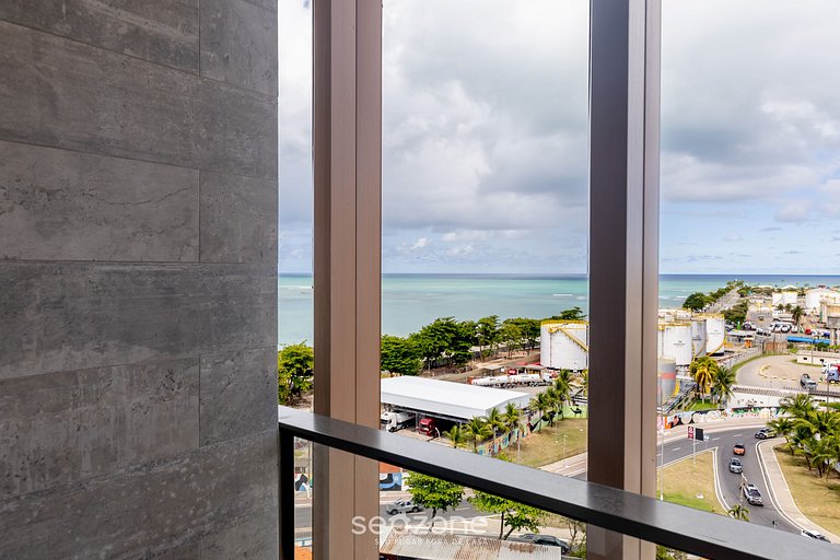 Studio Charmoso com Varanda e Vista Mar – NWT1020