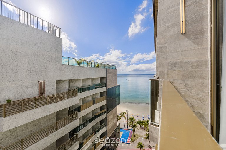 Conforto com varanda e vista mar – NWT1503