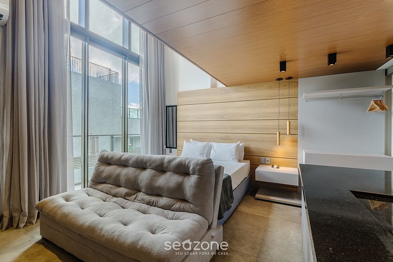 Estudio con balcón y vista al mar – NWT1503