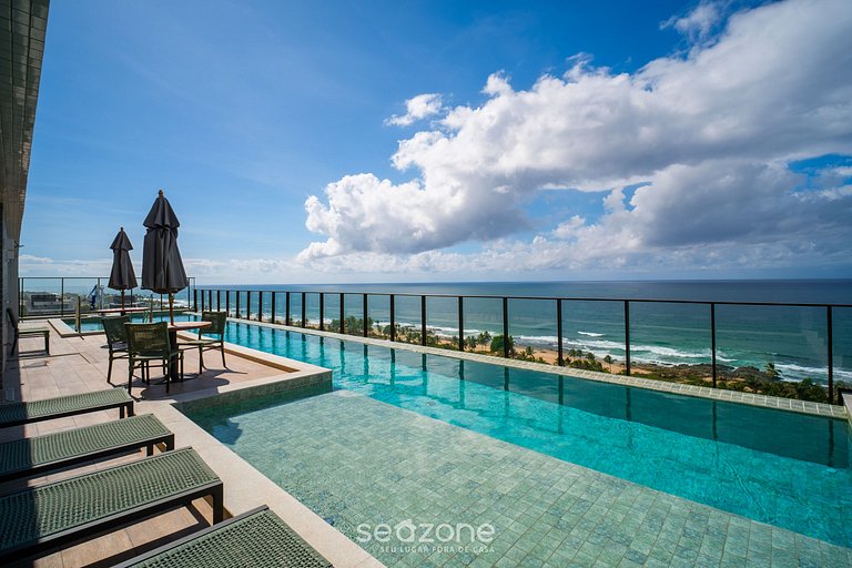 Estudio c/ balcón y vista al mar - RGF1201