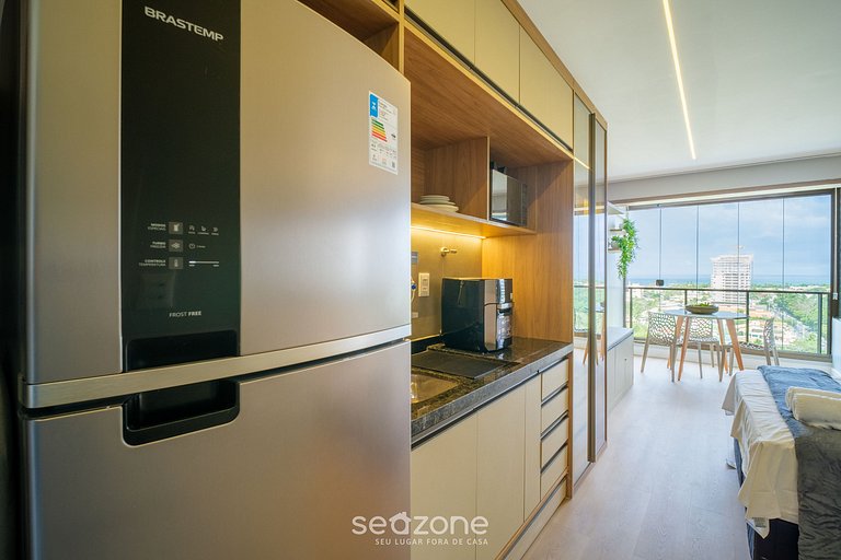 Estudio c/ balcón y vista al mar - RGF1201