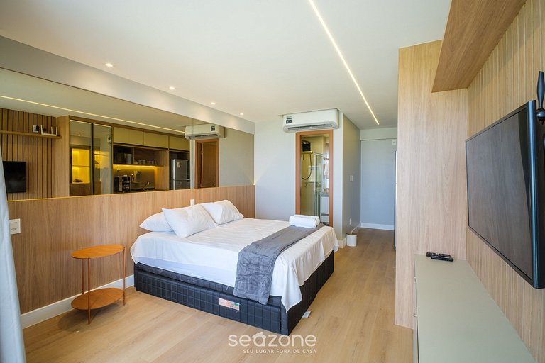 Estudio c/ balcón y vista al mar - RGF1201