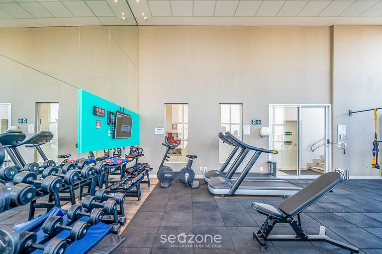 Estancia increíble con piscina y gimnasio en Setor Bueno - D