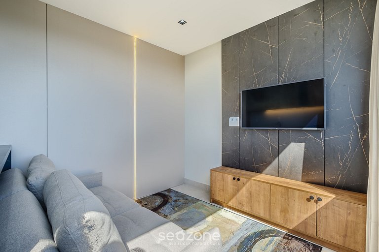 Depto c/ parrilla y vista 500m del mar ELF0405