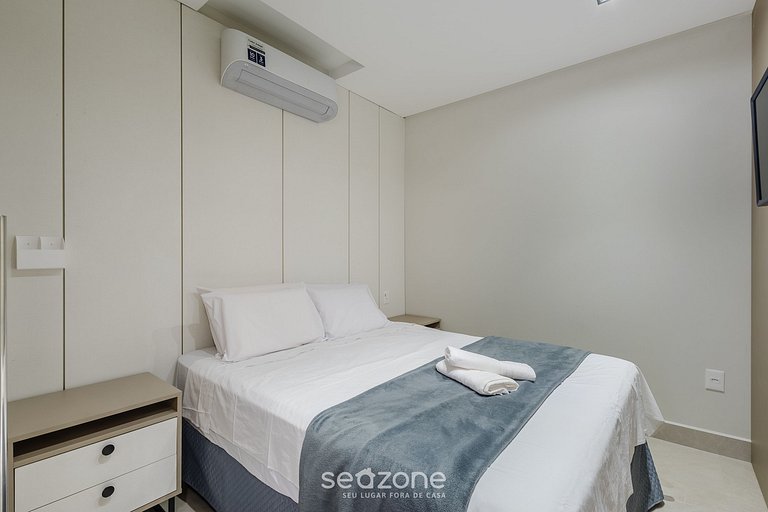 Depto c/ parrilla y vista 500m del mar ELF0405