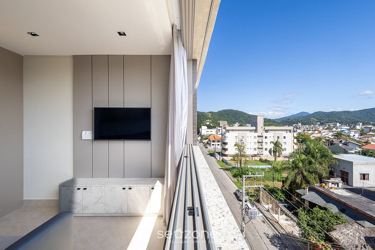 Apto c/ piscina e Churrasq a 500m do Mar - ELF0403