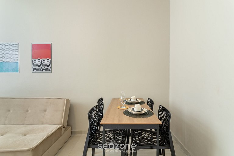 Viva a Barra: Apto a 400m da Praia – PAI0303