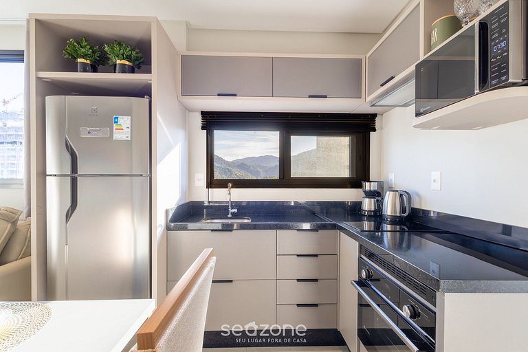 Apto 2D c/ piscina y gym a 280m de playa MHF1109