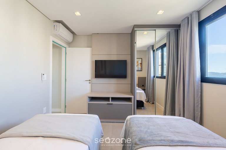 Apto 2D c/ piscina y gym a 280m de playa MHF1109