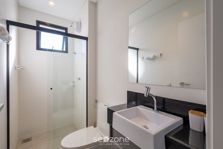 Apto 2D c/ piscina y gym a 280m de playa MHF1109